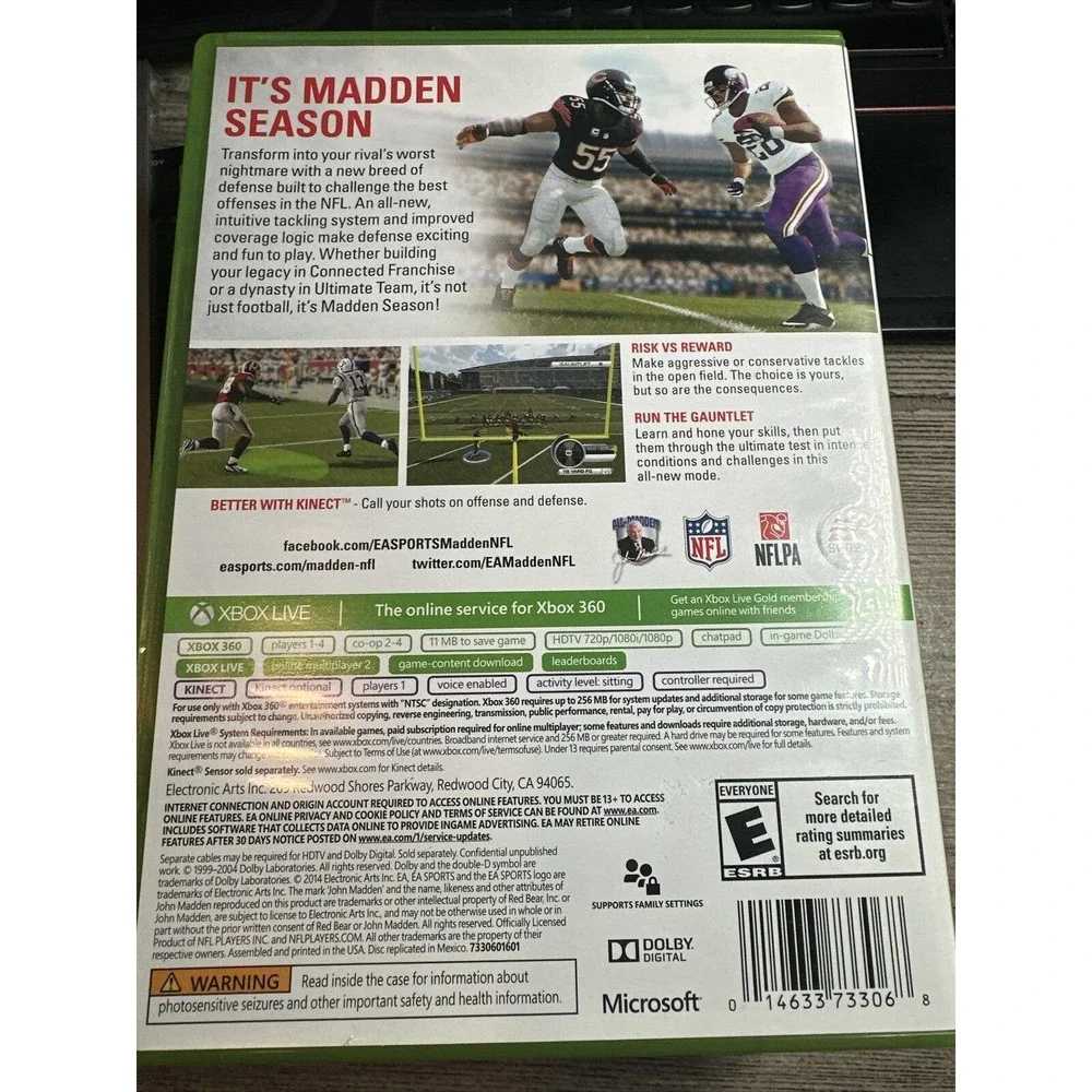 Madden NFL 15 - Xbox‎ 360 Game